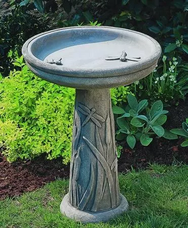 Campania Dragonfly Birdbath