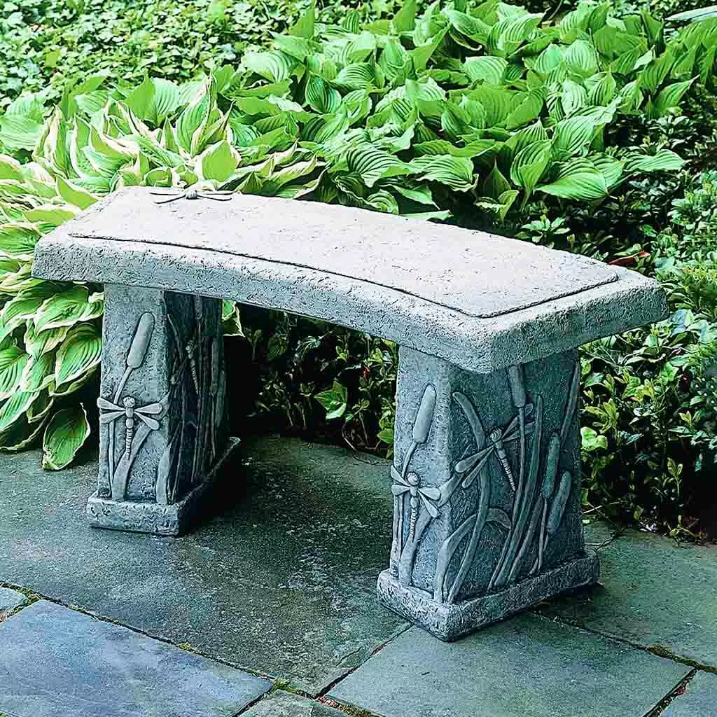 campania-dragonfly-curved-bench Campania Dragonfly Curved Bench