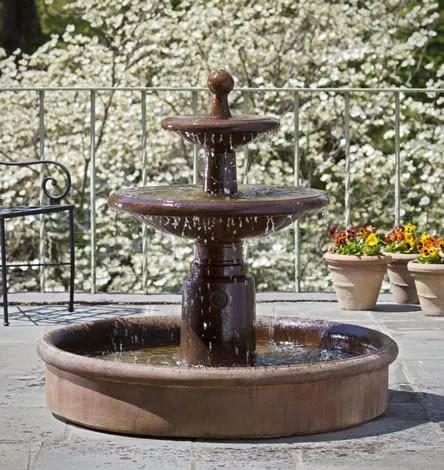 Campania Esplanade Two Tier Fountain