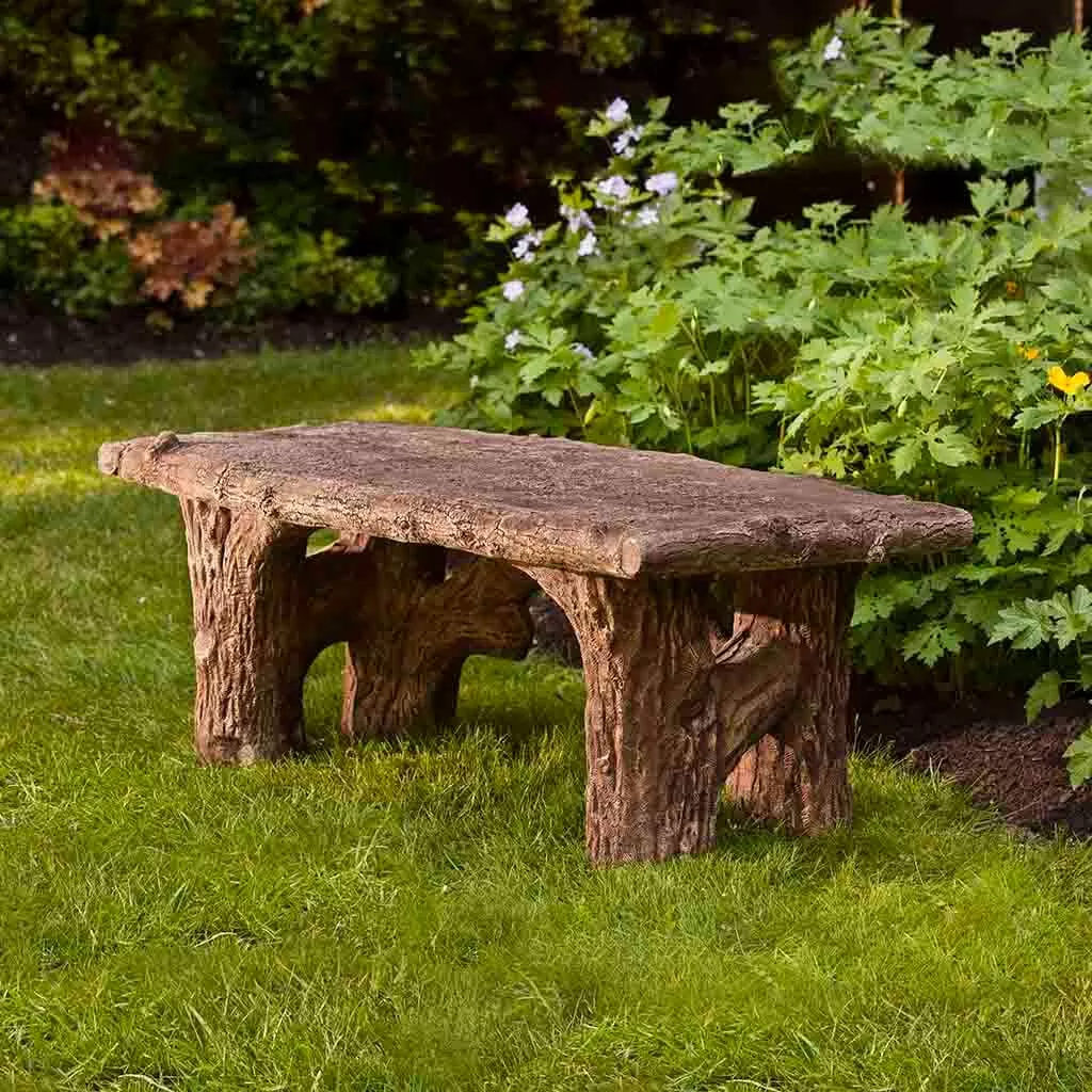 campania-faux-bois-bench Campania Faux Bois Bench