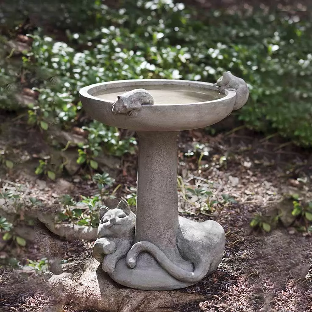 Campania International Catnap Birdbath