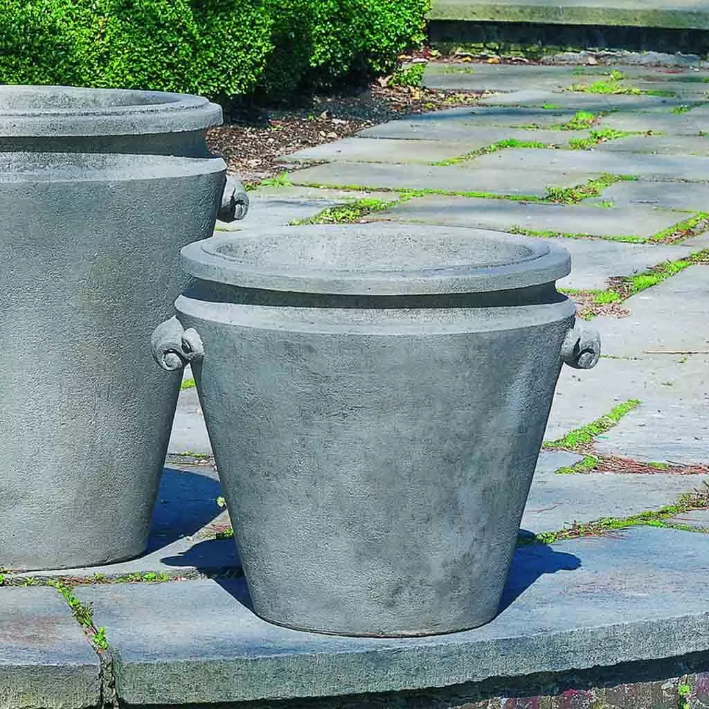Campania International Scroll Handle Medium Planter