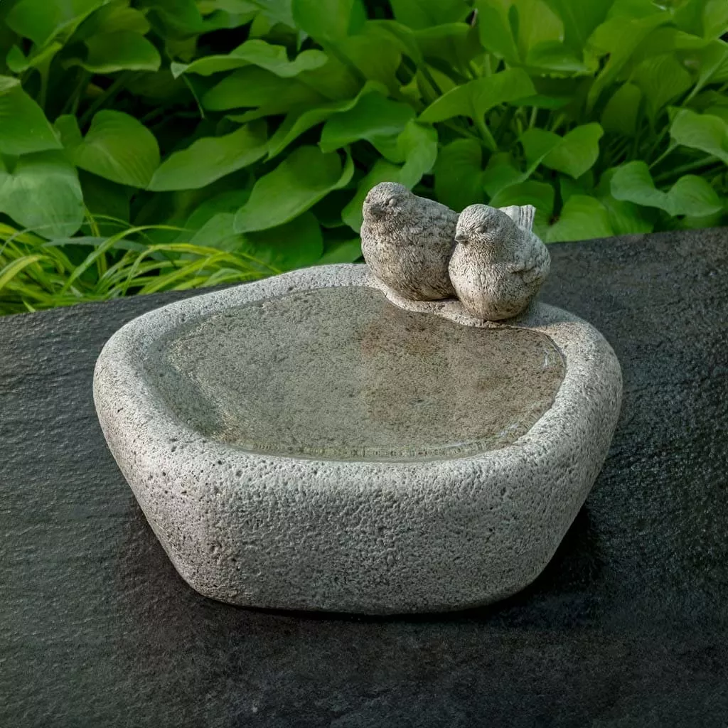 Campania International Woodland Birds Birdbath
