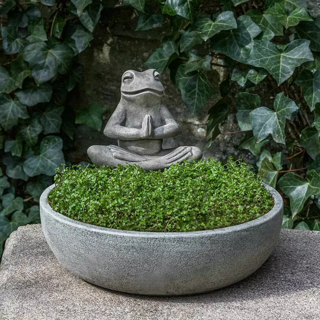 Campania Meditation Frog Planter