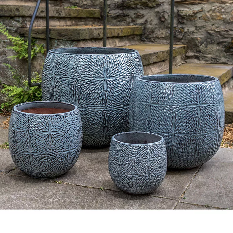 Campania Sand Dollar Planter Set of 4