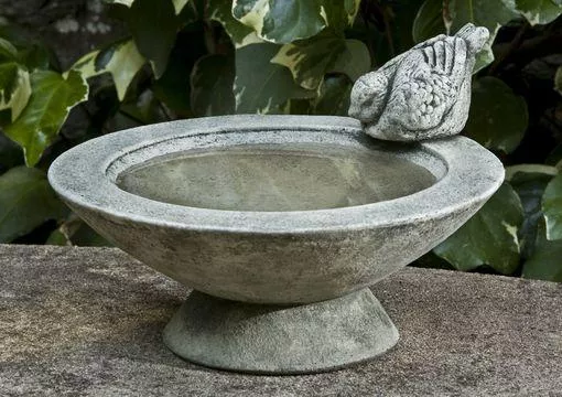 Campania Songbird's Rest Birdbath