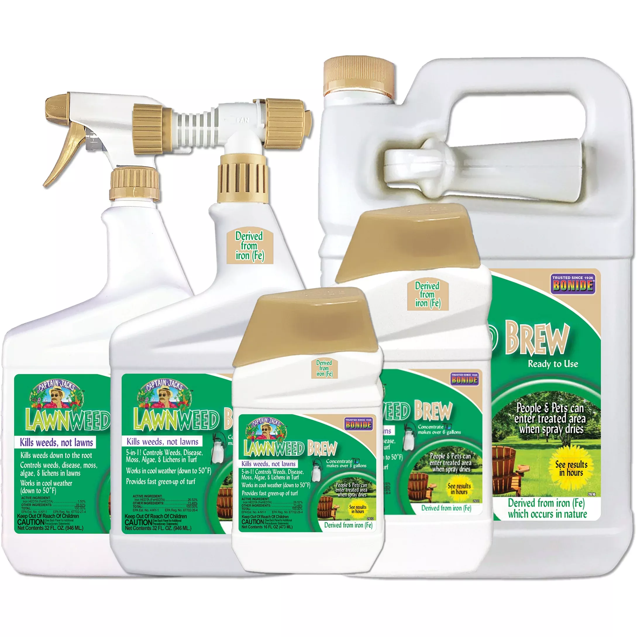 Captain Jack's Lawnweed Brew Post-Emergent Turf Weed Killer