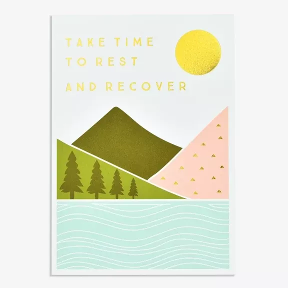Card- Take Time To Rest And Recover