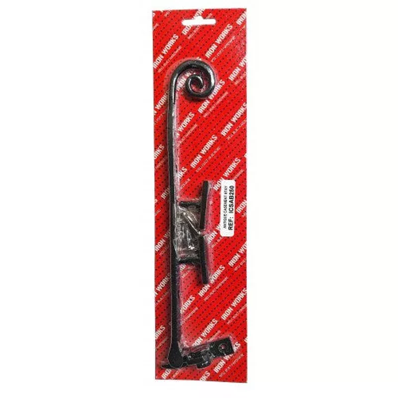 casement-stay-antique-black-250mm Casement Stay Antique Black 250mm