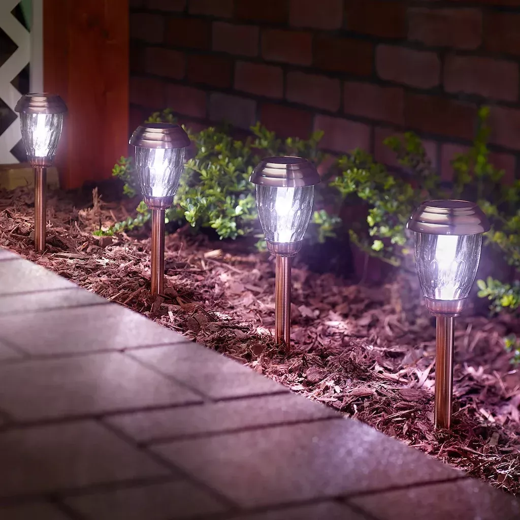charleston-solar-pathway-lights-in-copper-6-pack-by-smart-solar Charleston Solar Pathway Lights in Copper 6-pack By Smart Solar