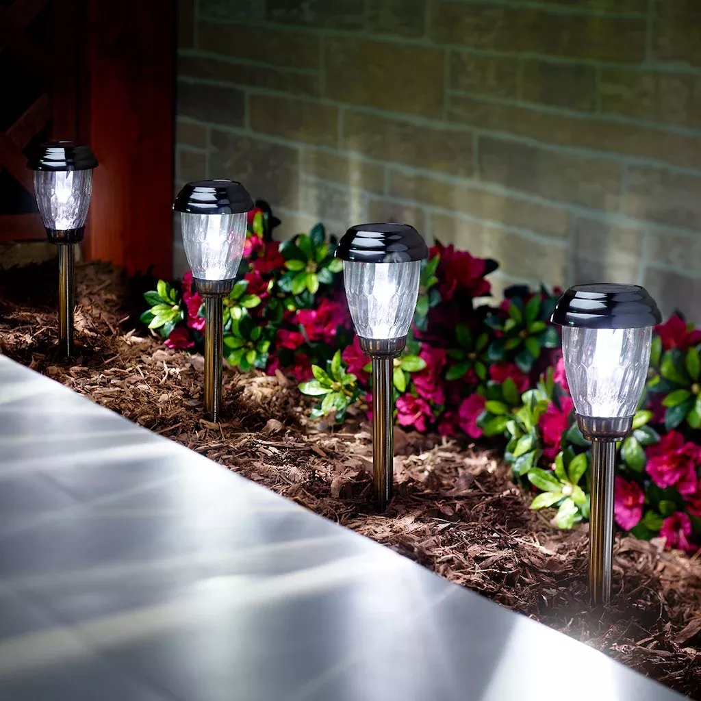 charleston-solar-pathway-lights-in-pewter-6-pack-by-smart-solar Charleston Solar Pathway Lights in Pewter 6-pack By Smart Solar