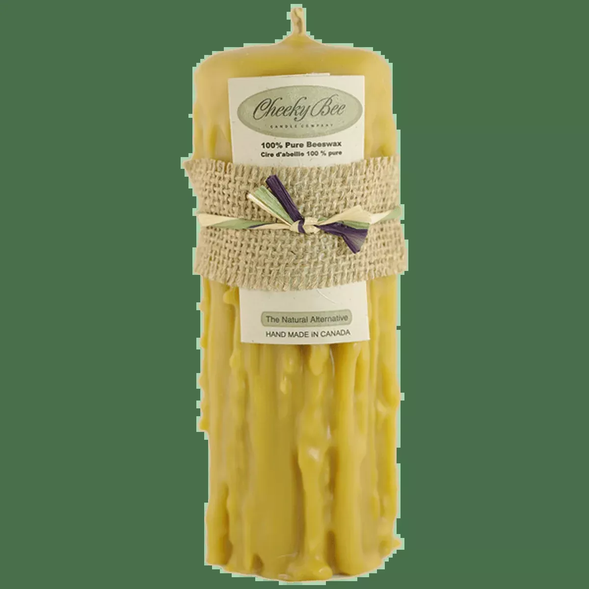 cheeky-bee-2-5-x-6-dripped-gold-candle Cheeky Bee 2.5 x 6" Dripped Gold Candle
