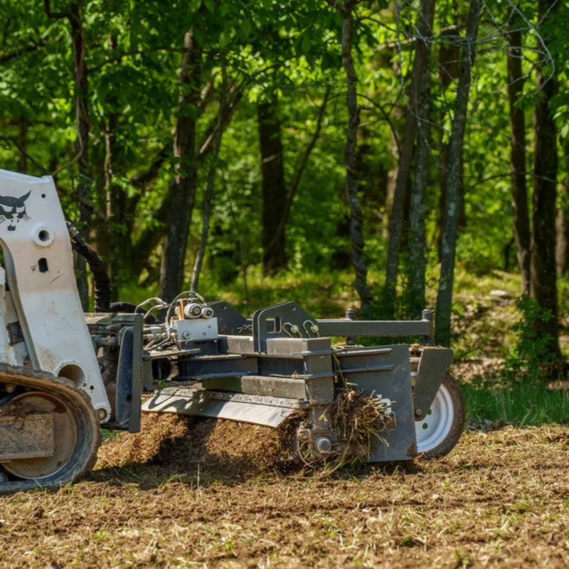 CID X-Treme Power Rake | Width 72″ & 90″ | 1825 GPM | For Skid Steers