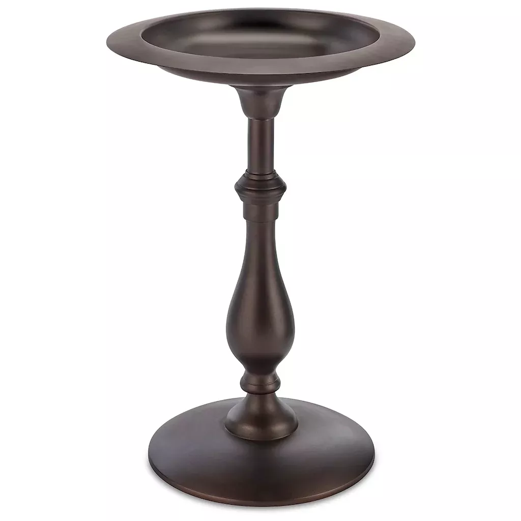 classic-bronze-bird-bath-pedestal-by-good-directions Classic Bronze Bird Bath Pedestal By Good Directions