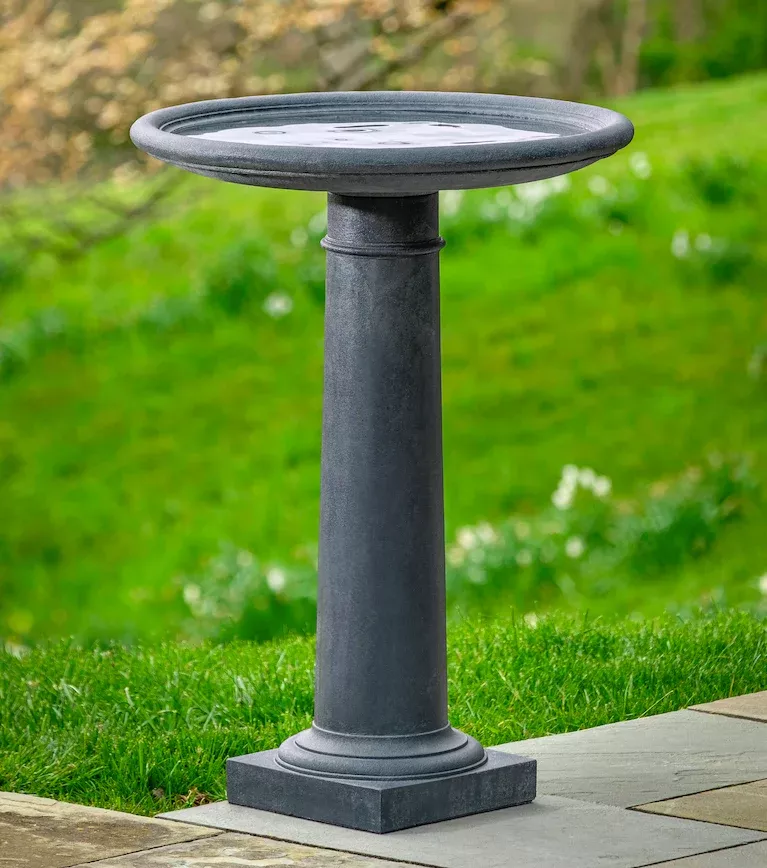classic-column-birdbath-by-campania-international Classic Column Birdbath by Campania International