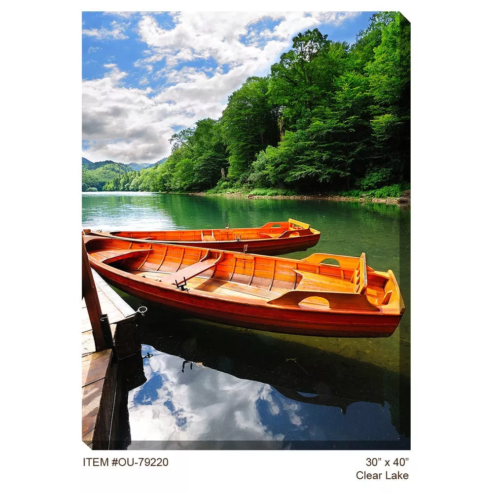 Clear Lake Outdoor Canvas Art