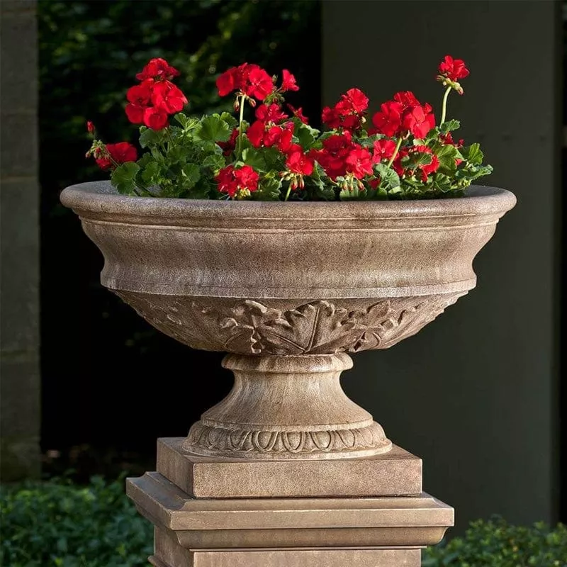 coachhouse-urn-cast-stone-garden-planter Coachhouse Urn Cast Stone Garden Planter