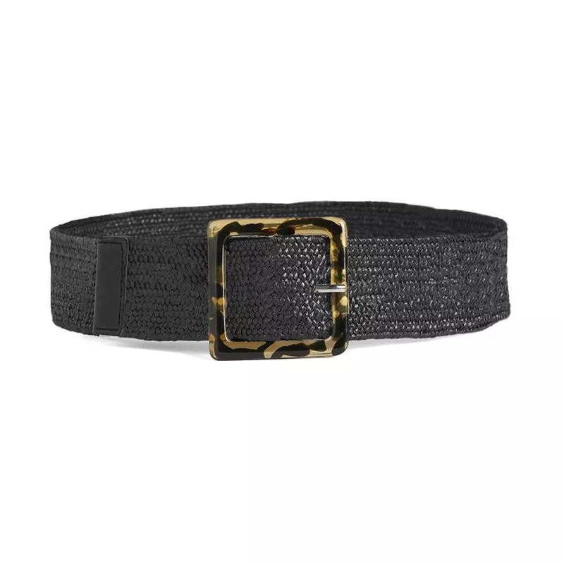 Coco + Carmen, Eze Stretch Belt W/Tortoise