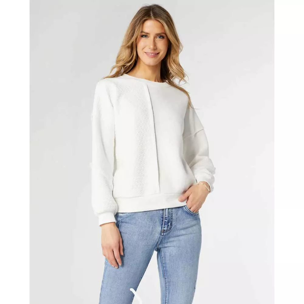 Coco+Carmen, Quilted Pieced Top, Off White
