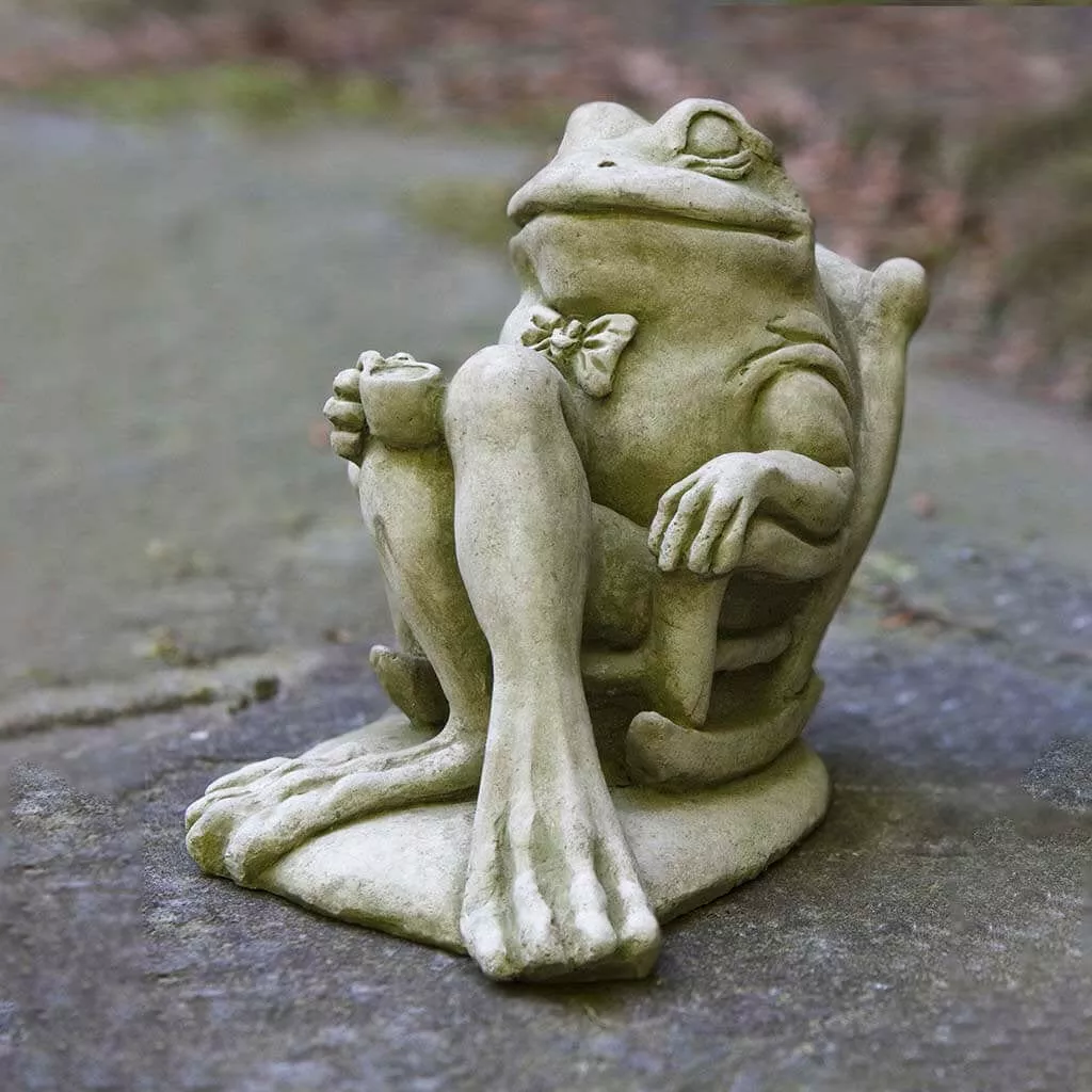 coffee-frog-cast-stone-garden-statue Coffee Frog Cast Stone Garden Statue