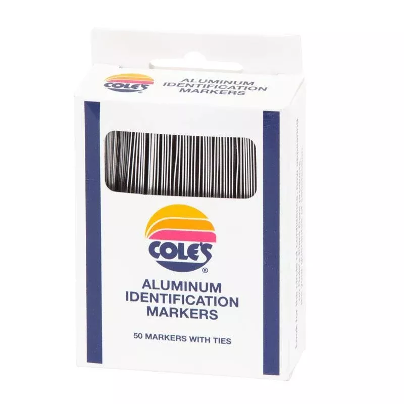 cole-s-aluminum-plant-tags-box-50 Cole's Aluminum Plant Tags (Box of 50)