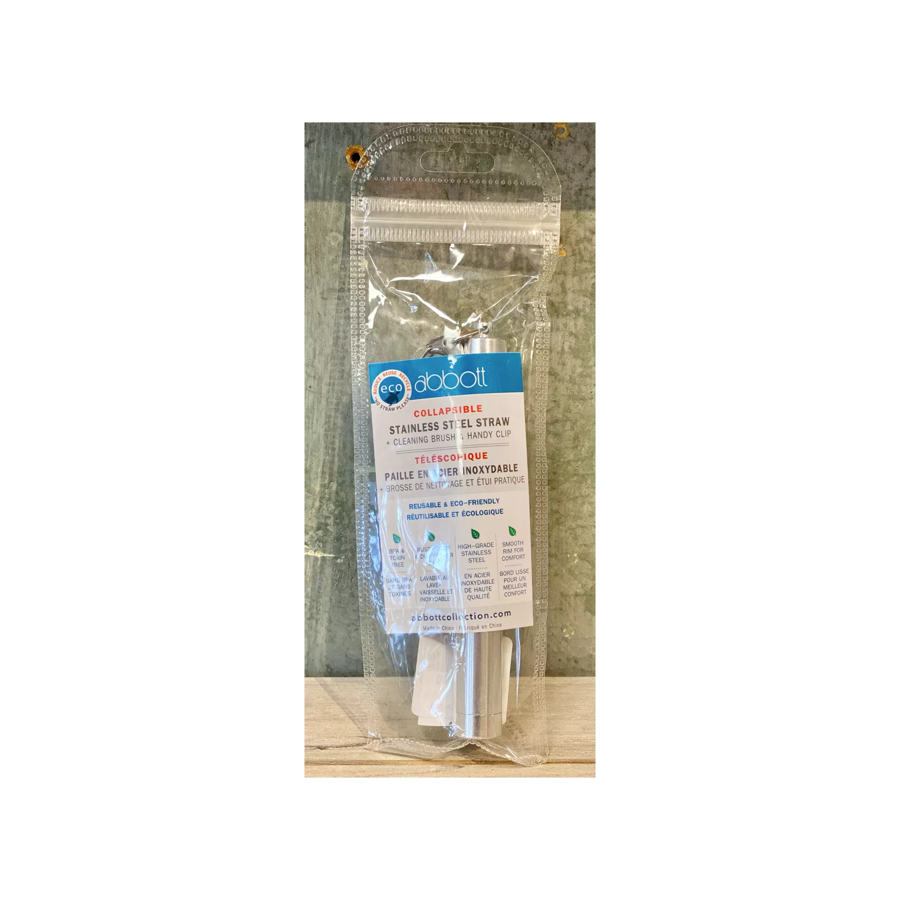 Collapsible Stainless Steel Straw