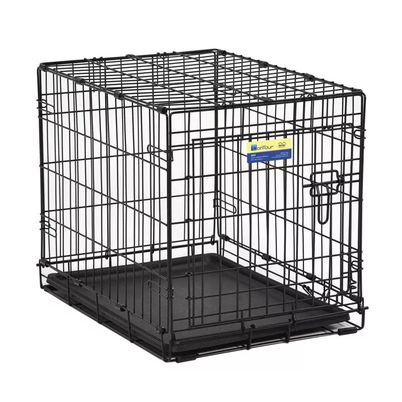 contour-single-door-dog-crate-24 Contour Single-Door Dog Crate, 24"