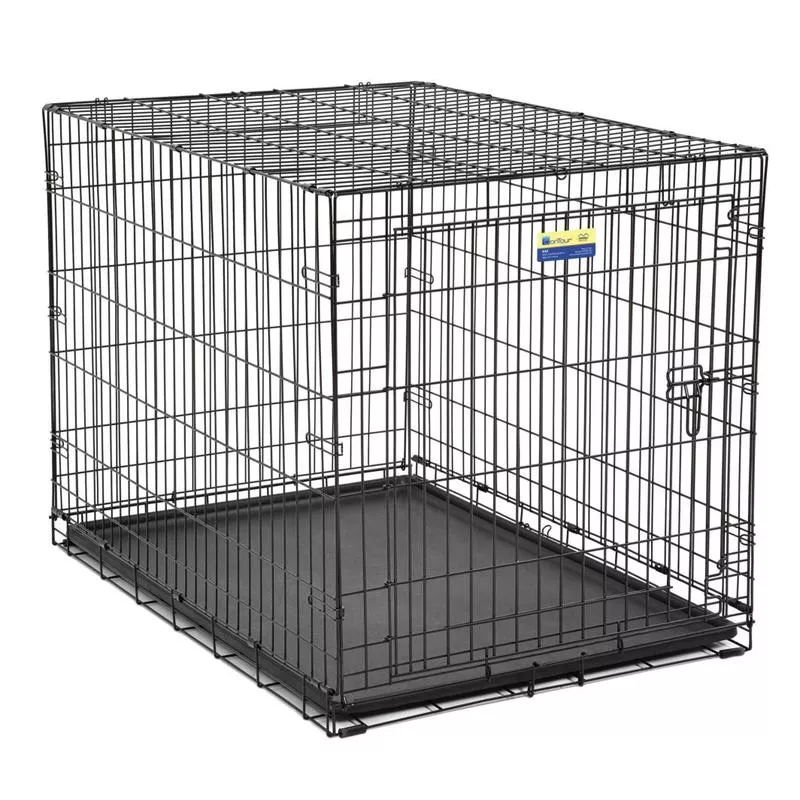contour-single-door-dog-crate-42 Contour Single-Door Dog Crate, 42"