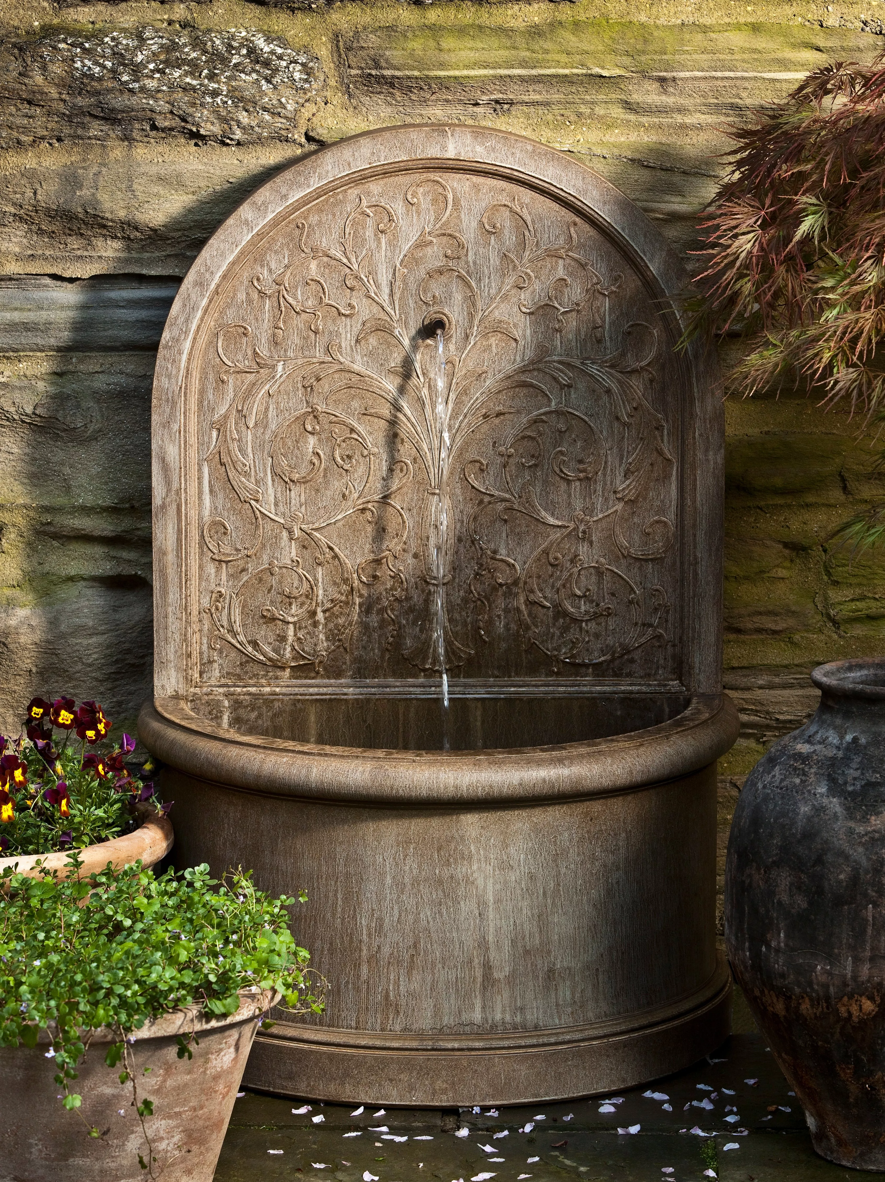 corsini-wall-fountain-by-campania-international Corsini Wall Fountain by Campania International