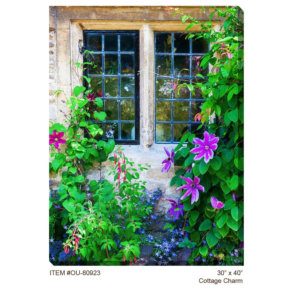 Cottage Charm Outdoor Canvas Art