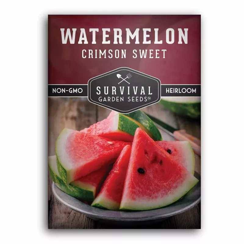 crimson-sweet-watermelon-seeds-heirloom-heat-tolerant-variety-with-juicy-red-fle Crimson Sweet Watermelon Seeds – Heirloom, Heat-Tolerant Variety with Juicy Red Flesh and Classic Summer Sweetness