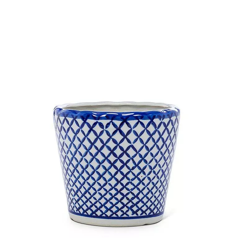 Cross Hatch Pot