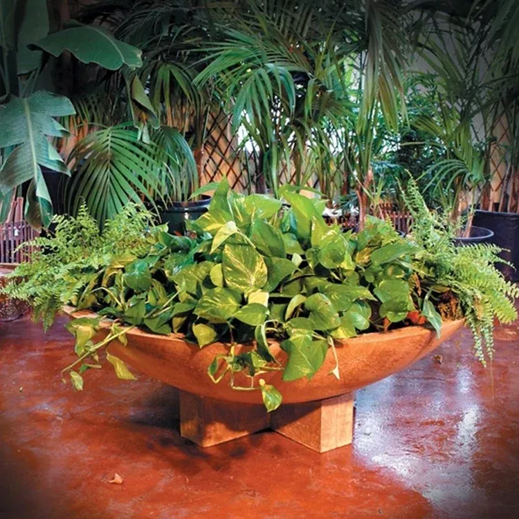 cross-wok-planter Cross Wok Planter