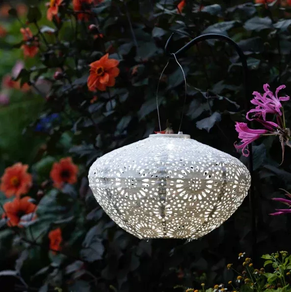 crown-chantilly-lace-solar-lantern Crown Chantilly Lace Solar Lantern