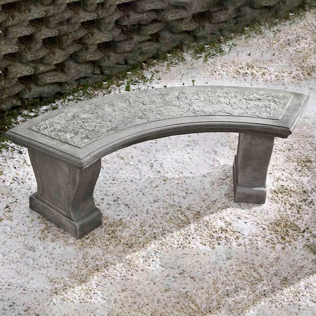 curved-leaf-garden-bench Curved Leaf Garden Bench