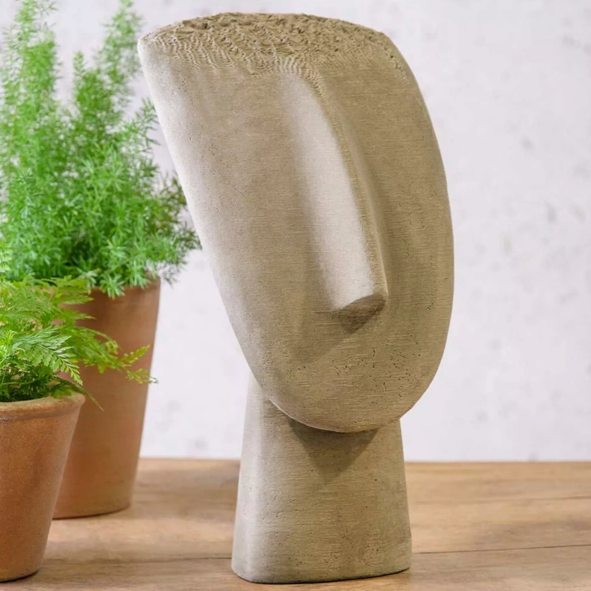cyclatic-head-concrete-statue-campania-s535 Cyclatic Head Concrete Statue - Campania #S535