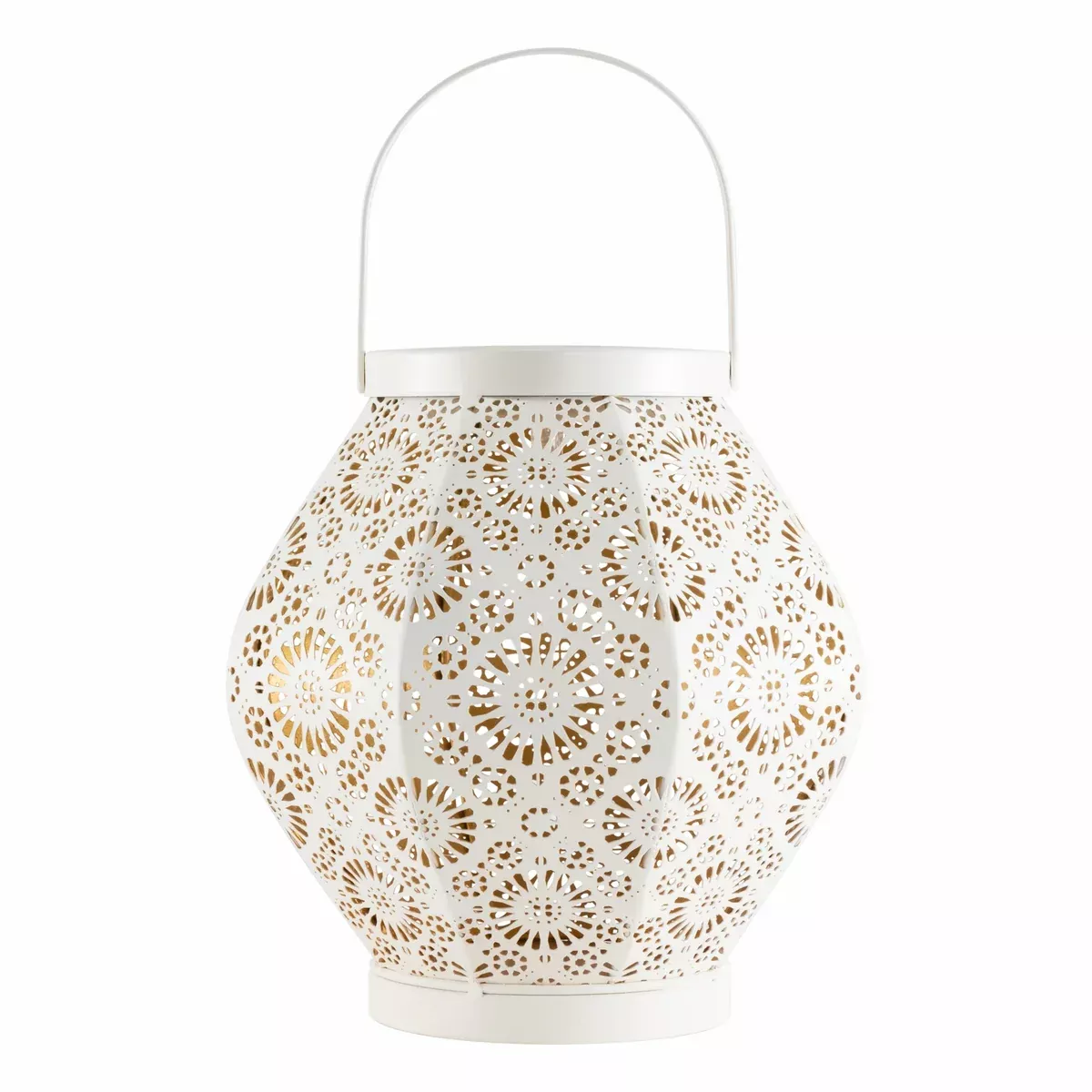 daisy-punched-metal-solar-lantern Daisy Punched Metal Solar Lantern