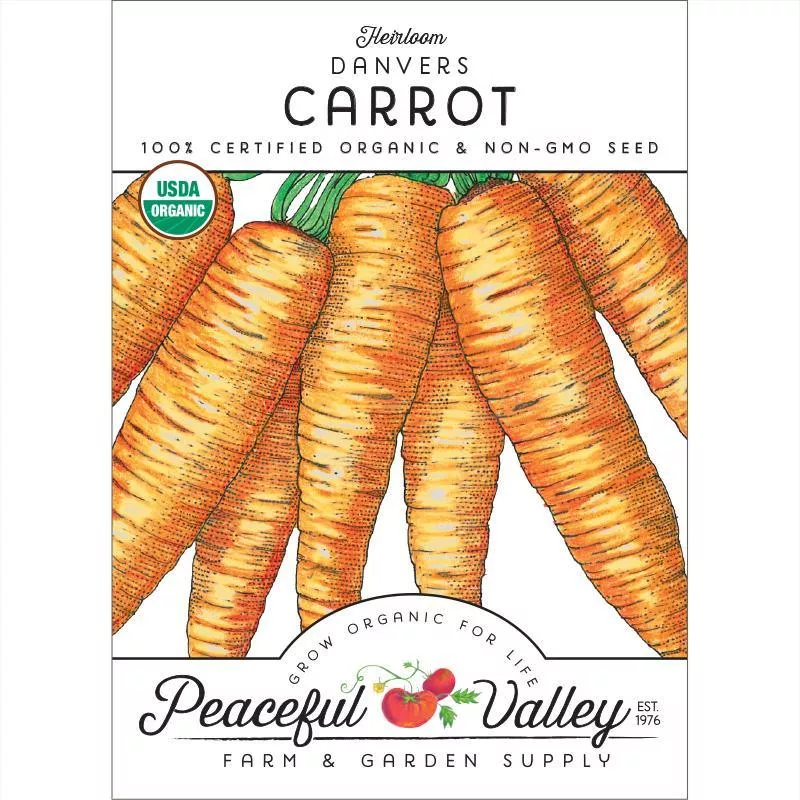 danvers-carrot-seeds-organic Danvers Carrot Seeds (Organic)