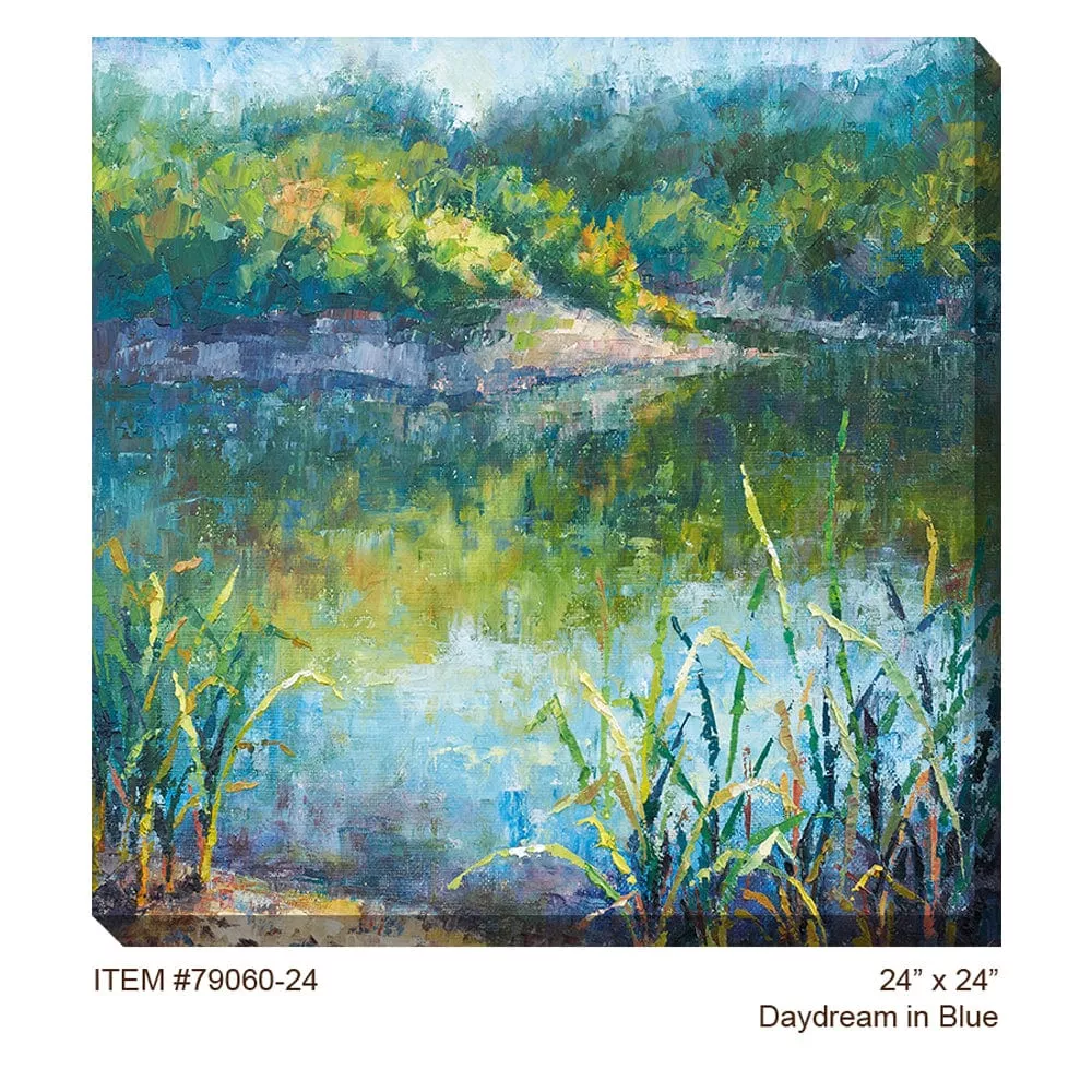 Daydream in Blue Outdoor Canvas Art
