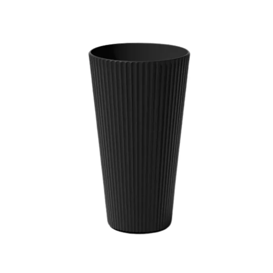 demi-tall-planter-with-adjustable-shelf-26-black demi tall planter with adjustable shelf 26" Black