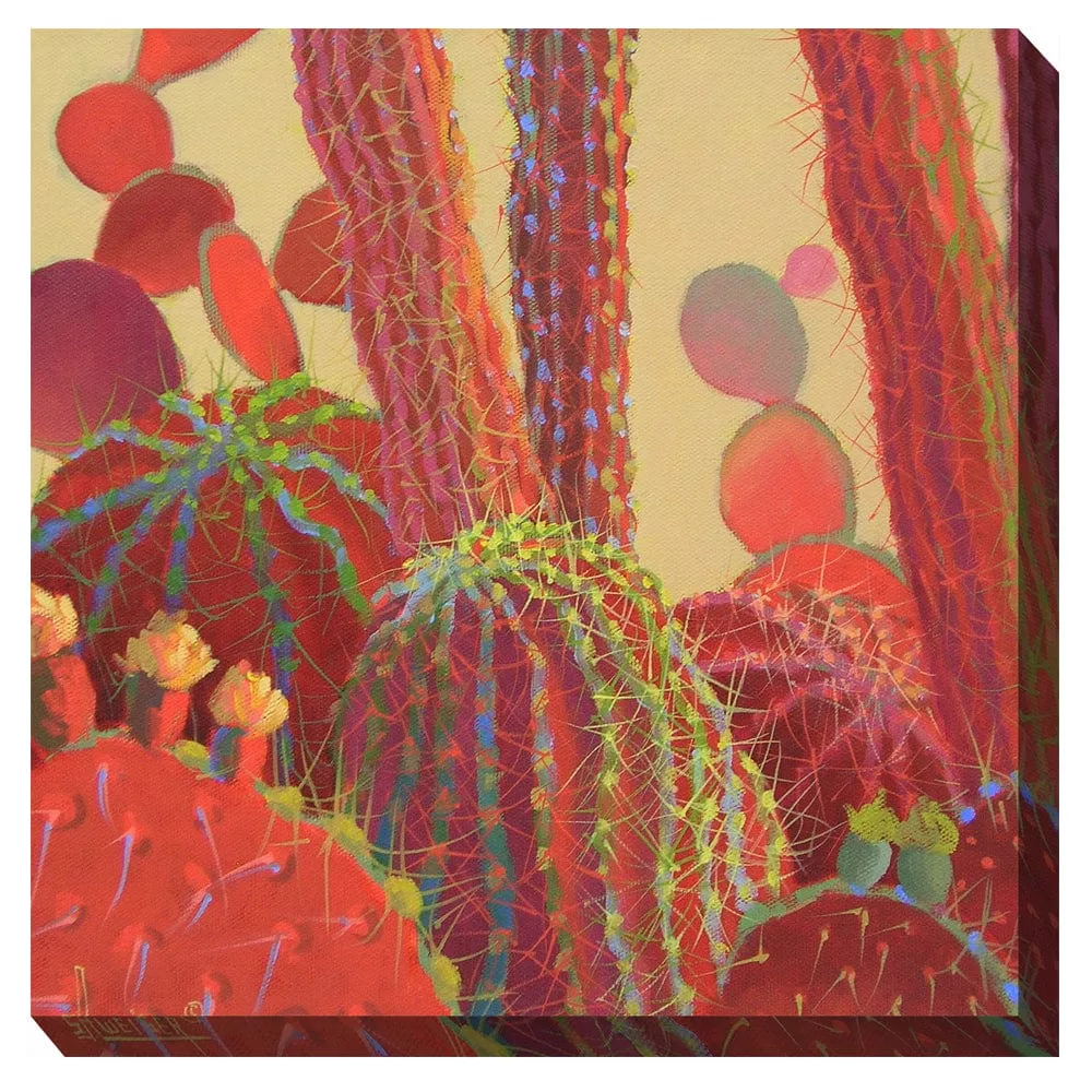 Desert Blooms Outdoor Canvas Art
