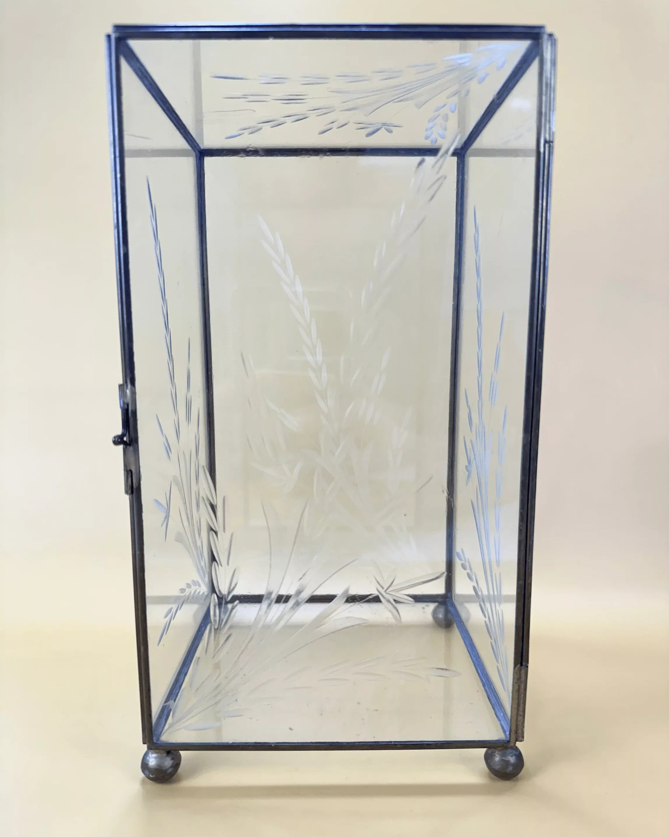 display-case-with-etched-glass Display Case with Etched Glass