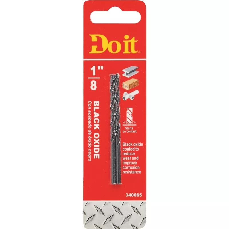 Do it 1/8 In. Black Oxide Drill Bit (2-Pack)