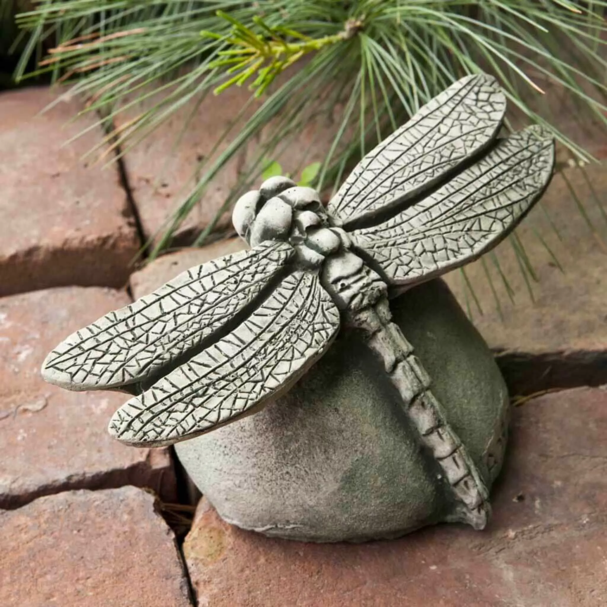 dragonfly-concrete-garden-statue-campania-a392 Dragonfly Concrete Garden Statue - Campania #A392