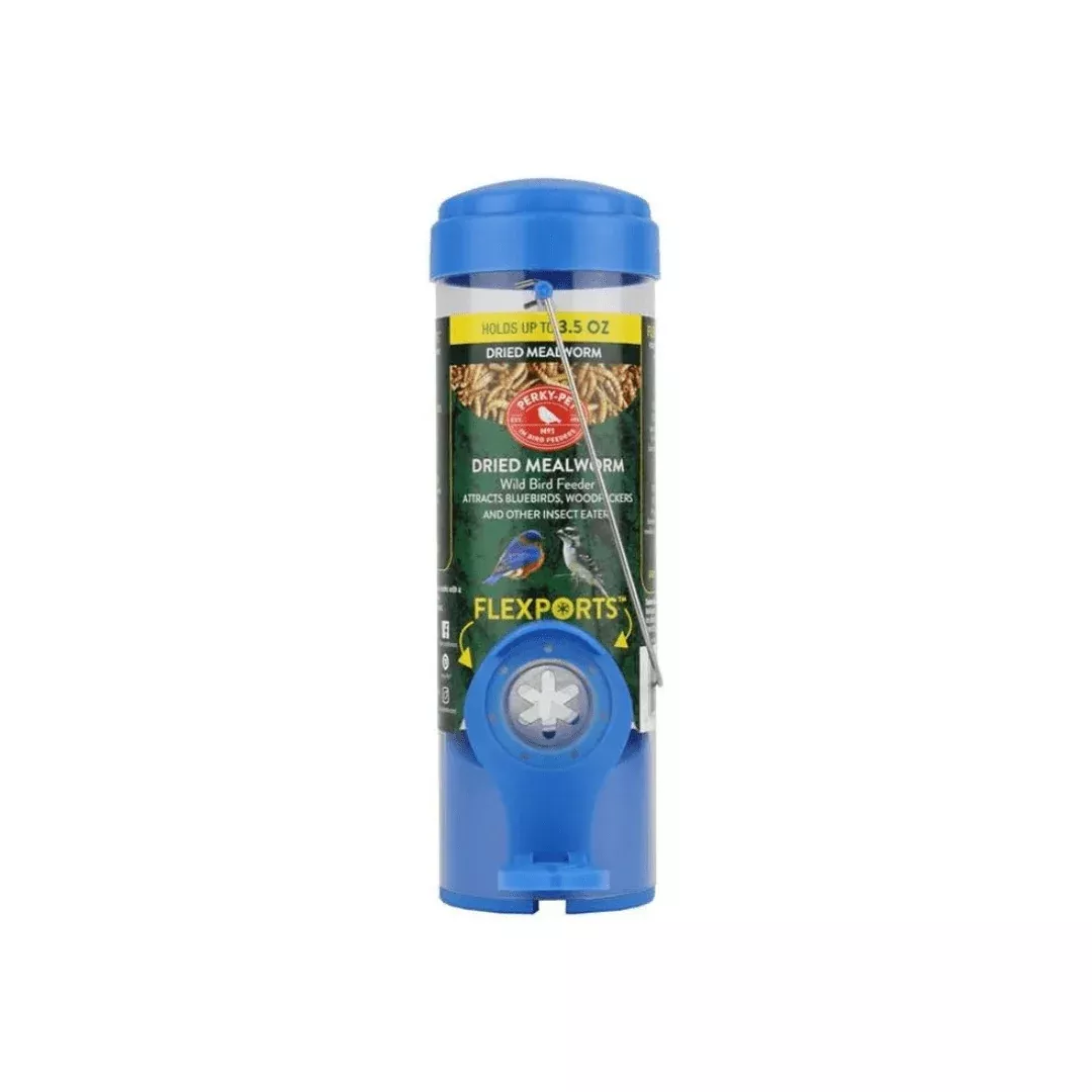 dried-mealworm-bird-feeder-with-flexports Dried Mealworm Bird Feeder With Flexports