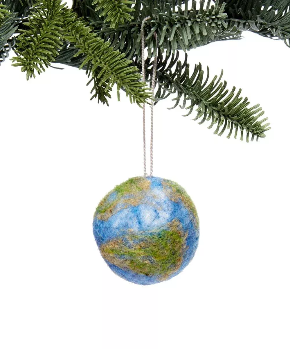 Earth Felt Ornament
