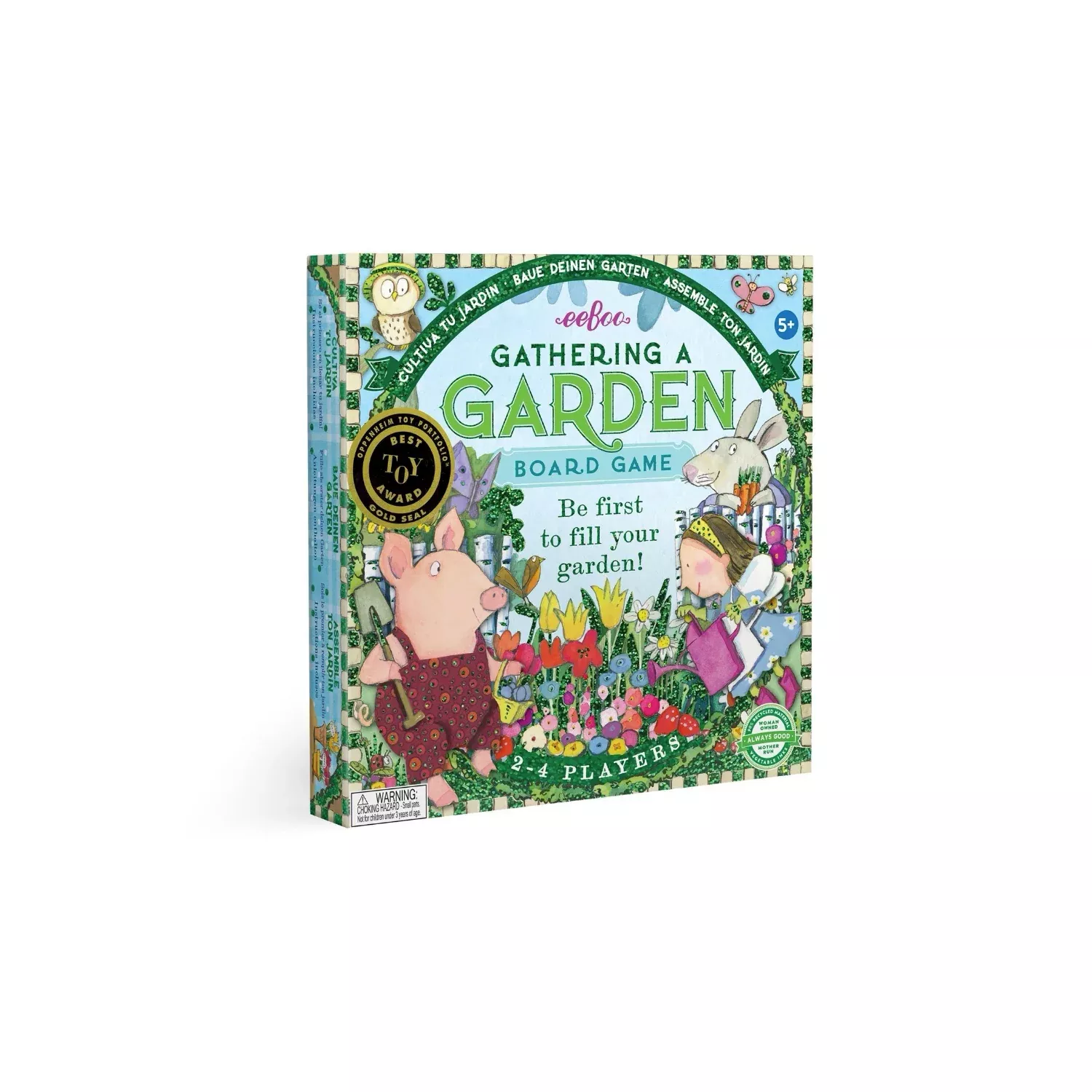 eeboo-gathering-garden-foil-board-game eeBoo Gathering a Garden Foil Board Game