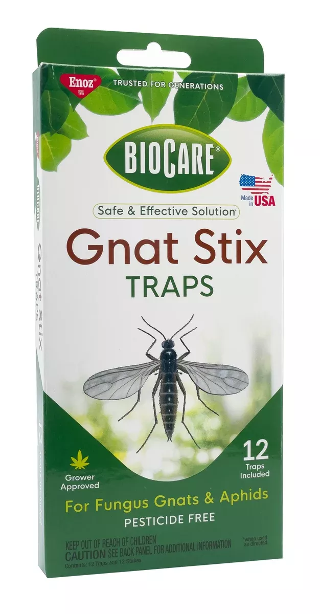 enoz-biocare-gnat-stix-traps-12-pack Enoz BioCare Gnat Stix Traps - 12 Pack