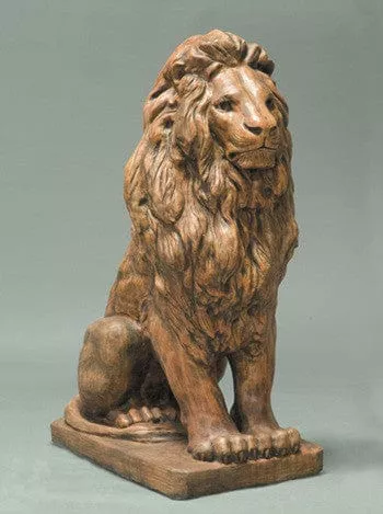 estate-lion-outdoor-statue-large Estate Lion Outdoor Statue - Large