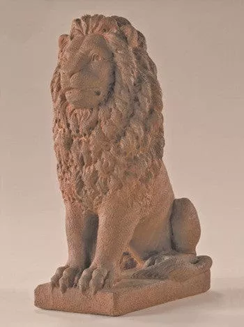 estate-lion-outdoor-statue-small Estate Lion Outdoor Statue - Small